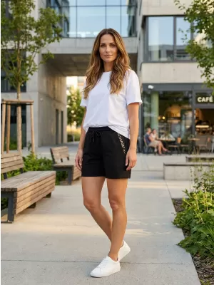 Dámske šortky ALTISPORT CISSY TMAVO modrá