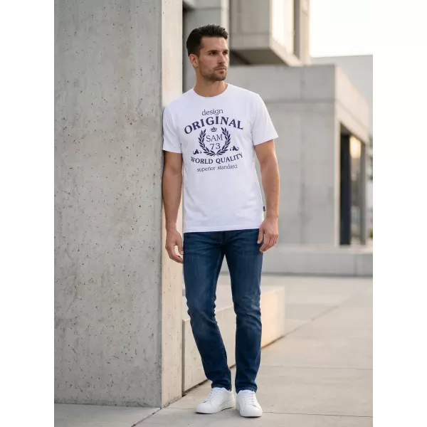  Pánske tričko SAM 73 MAVERICK MT 838 biela 