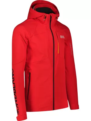 Pánska softshellová bunda NORDBLANC LORD NBSSM8007 červená