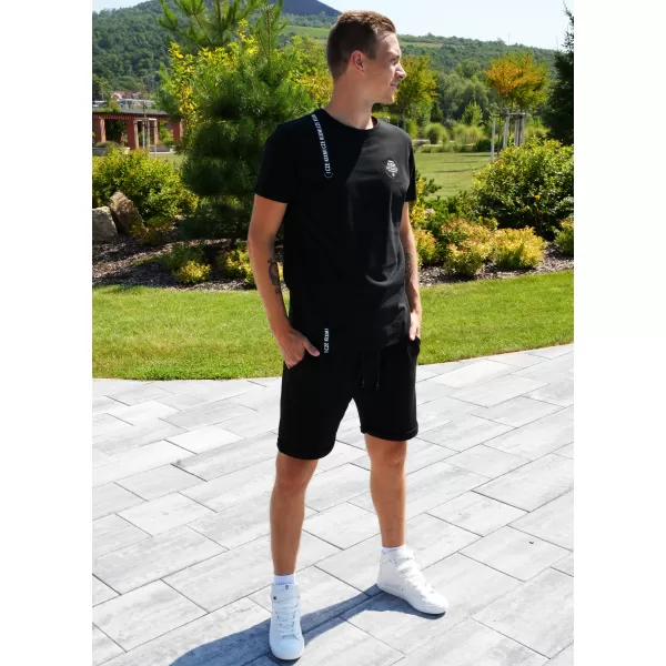  Pánske tričko KIXMI SIMEON čierna 