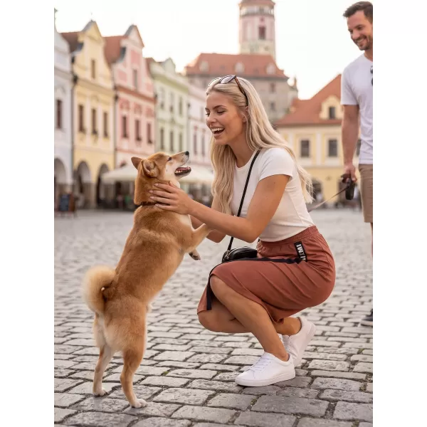  Dámska sukňa KIXMI SIBILA HNEDÁ/KRÉMOVÁ 