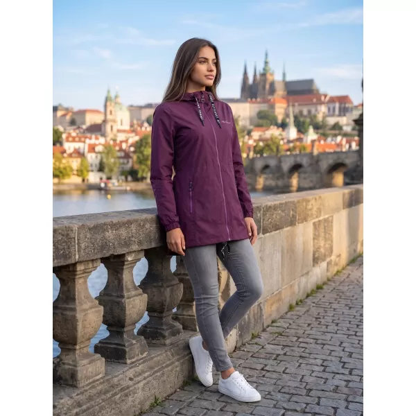  Dámska bunda ALTISPORT CHELSIE fialová 
