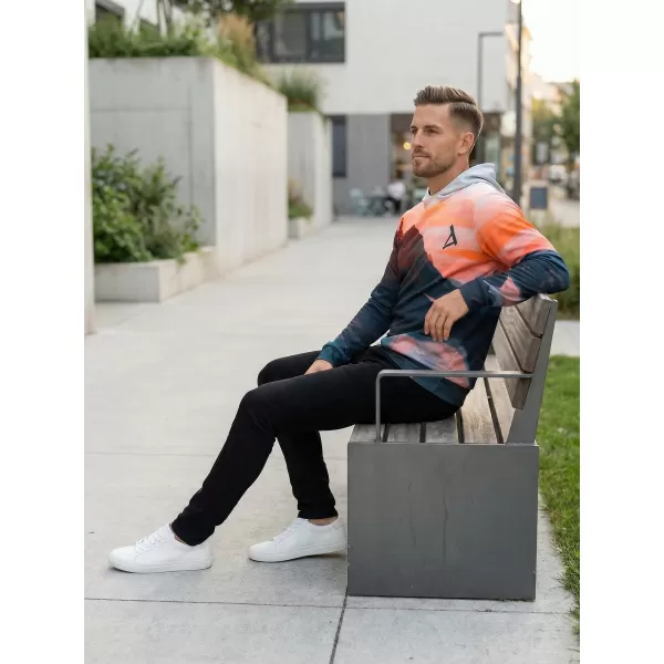  Pánska funkčná mikina premium ALTISPORT VOJ/ALM030MI01 oranžová 