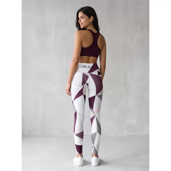  Dámske dlhé legíny premium ALTISPORT VOJ/ALW007LEG01 biela 