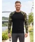 Pánske tričko s dlhým rukávom ALTISPORT NoPrint NP/ALM661 CAMOUFLAGE BROWN