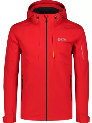 Pánska softshellová bunda NORDBLANC LORD NBSSM8007 červená