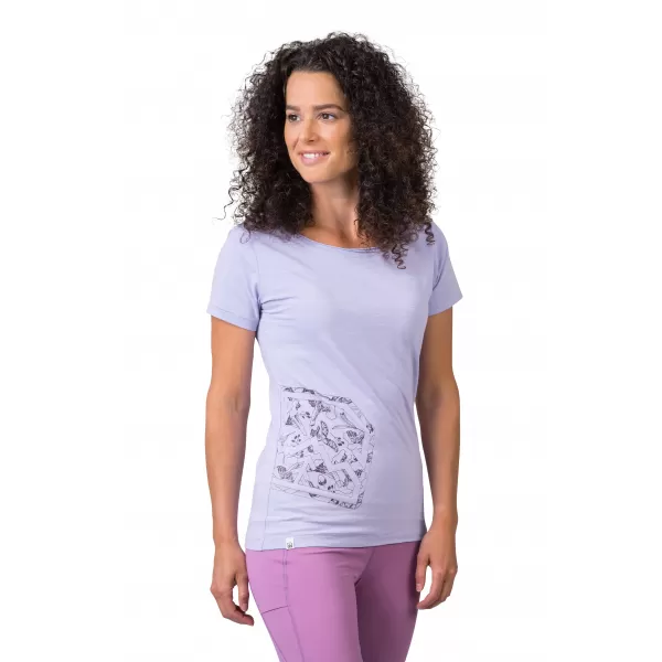  Dámske tričko HANNAH ZOEY II PURPLE HEATHER 