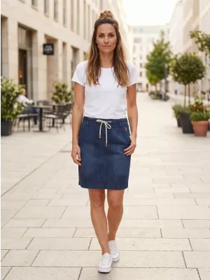 Dámska sukňa SAM 73 GISELA WZ 845 TMAVÁ DENIM