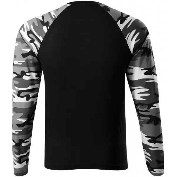  Pánske tričko s dlhým rukávom ALTISPORT NoPrint NP/ALM661 CAMOUFLAGE GRAY 