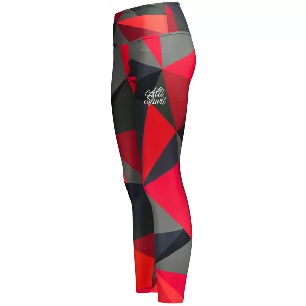  Dámske dlhé legíny premium ALTISPORT VOJ/ALW007LEG01 červená 