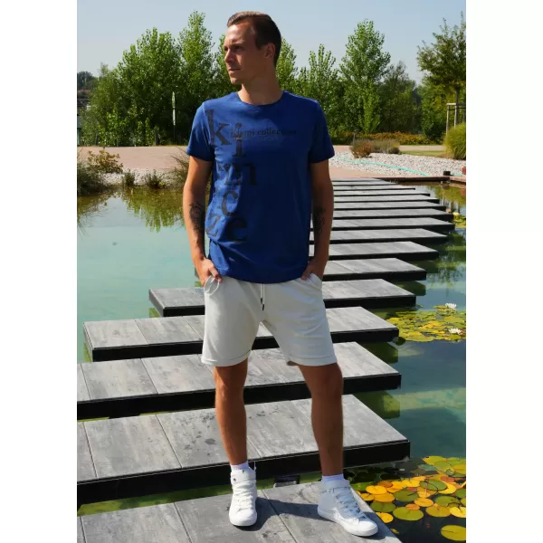  Pánske tričko KIXMI SANDER modrá 