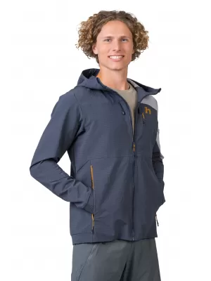 Pánska bunda HANNAH AREN HOODY INDIA INK/SHARKSKIN
