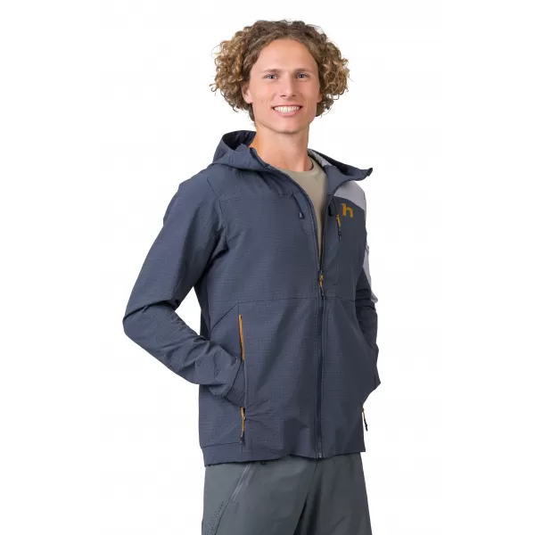  Pánska bunda HANNAH AREN HOODY INDIA INK/SHARKSKIN 