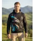 Pánska funkčná mikina premium ALTISPORT VOJ/ALM029MI01 ČIERNOMODRÁ