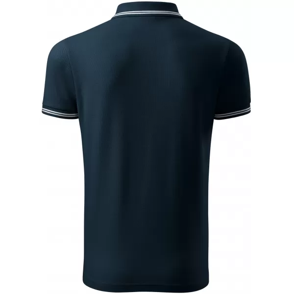  Pánske tričko s golierom ALTISPORT NoPrint NP/ALM912 NÁMORNÁ modrá 