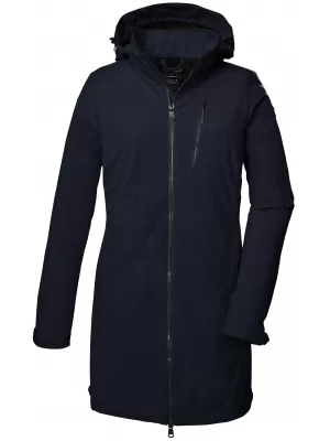 Dámska softshellová parka KILLTEC KOS 41 41281-814 TMAVO modrá