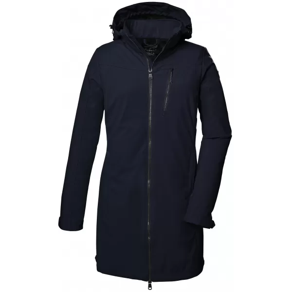  Dámska softshellová parka KILLTEC KOS 41 41281-814 TMAVO modrá 
