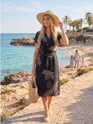 Dámske šaty KIXMI SOFIA čierna