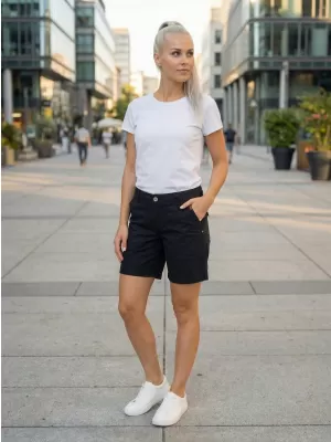 Dámske šortky SAM 73 AURORA WS 793 ČIERNA