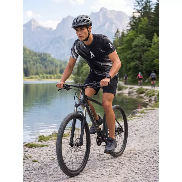  Pánske funkčné tričko premium ALTISPORT VOJ/ALM028TR01 ČIERNOBIELA 