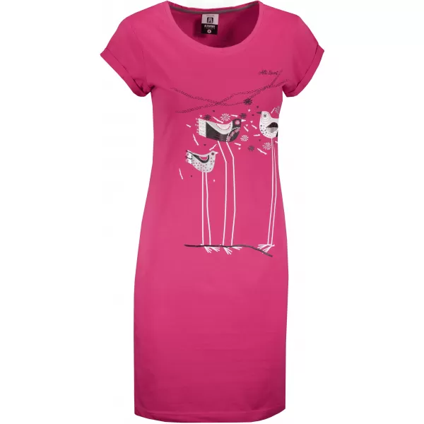  Dámske šaty ALTISPORT ALW043178 PURPUROVÁ 