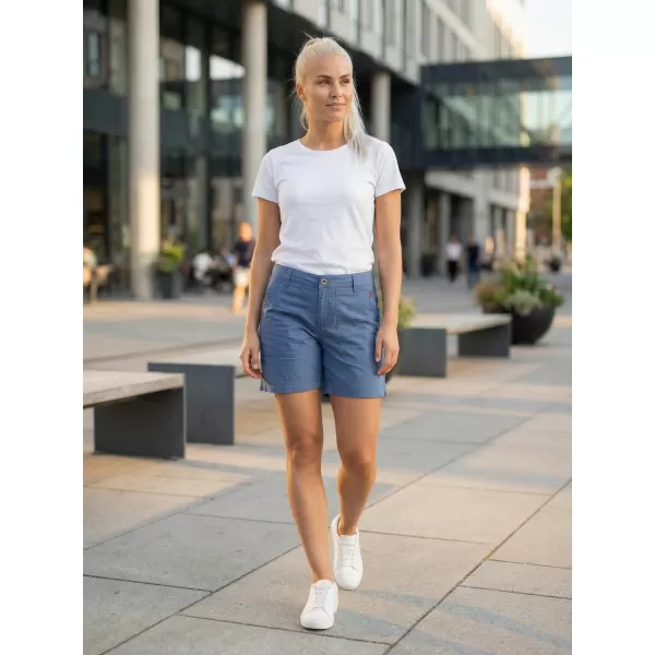  Dámske šortky SAM 73 AURORA WS 793 STREDNE MODRÁ 