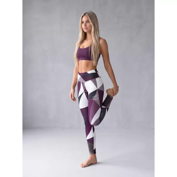  Dámske dlhé legíny premium ALTISPORT VOJ/ALW007LEG01 fialová 