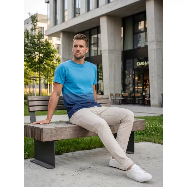  Pánske tričko SAM 73 VITO MT 833 JASNE modrá 