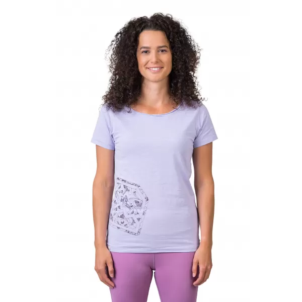  Dámske tričko HANNAH ZOEY II PURPLE HEATHER 