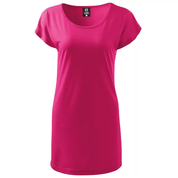 Dámske predĺžené tričko ALTISPORT NoPrint NP/ALW321 PURPUROVÁ 