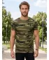 Pánske tričko ALTISPORT NoPrint NP/ALM441 CAMOUFLAGE GREEN