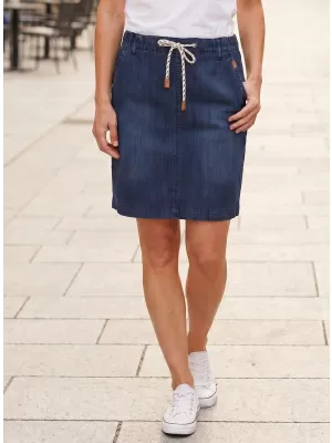 Dámska sukňa SAM 73 GISELA WZ 845 TMAVÁ DENIM
