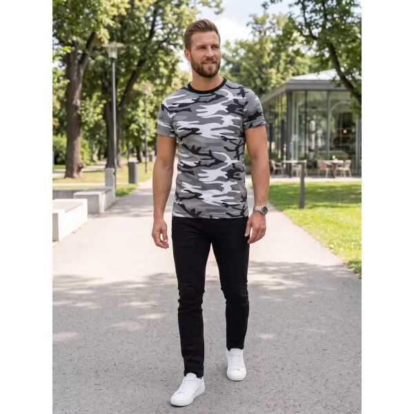  Pánske tričko ALTISPORT NoPrint NP/ALM441 CAMOUFLAGE GRAY 