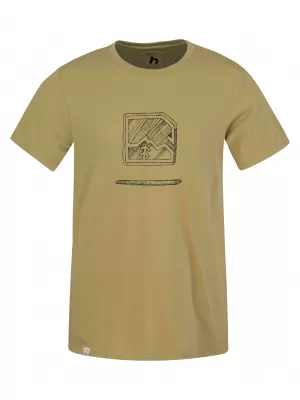 Pánske tričko HANNAH MIKO KHAKI/ANTHRACITE