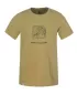 Pánske tričko HANNAH MIKO KHAKI/ANTHRACITE