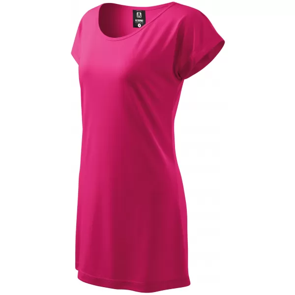  Dámske predĺžené tričko ALTISPORT NoPrint NP/ALW321 PURPUROVÁ 