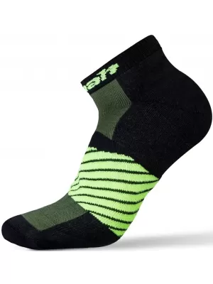 Pánske ponožky HANNAH CARAL II MILITARY/GREEN