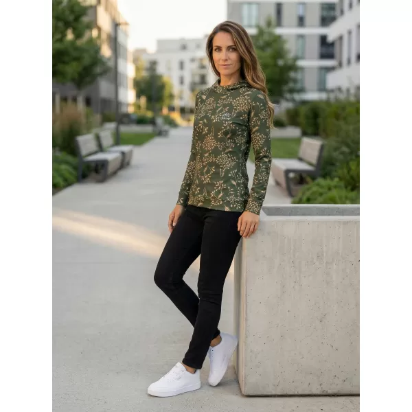  Dámska funkčná mikina premium ALTISPORT VOJ/ALW025MI01 MILITARY 