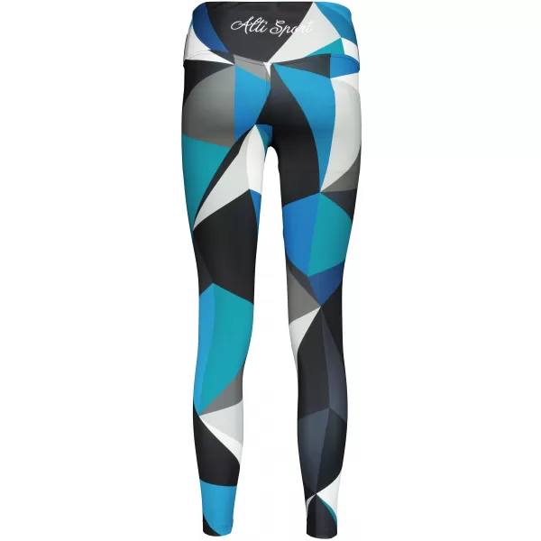  Dámske dlhé legíny premium ALTISPORT VOJ/ALW007LEG01 PETROLEJOVÁ 