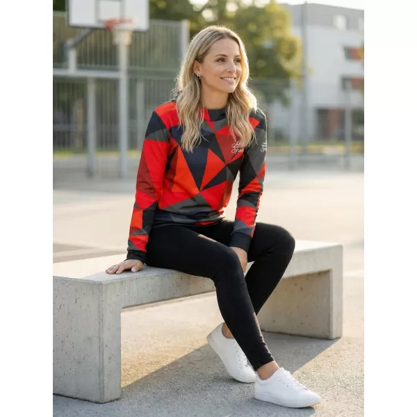  Dámska funkčná mikina premium ALTISPORT VOJ/ALW007MI01 červená 