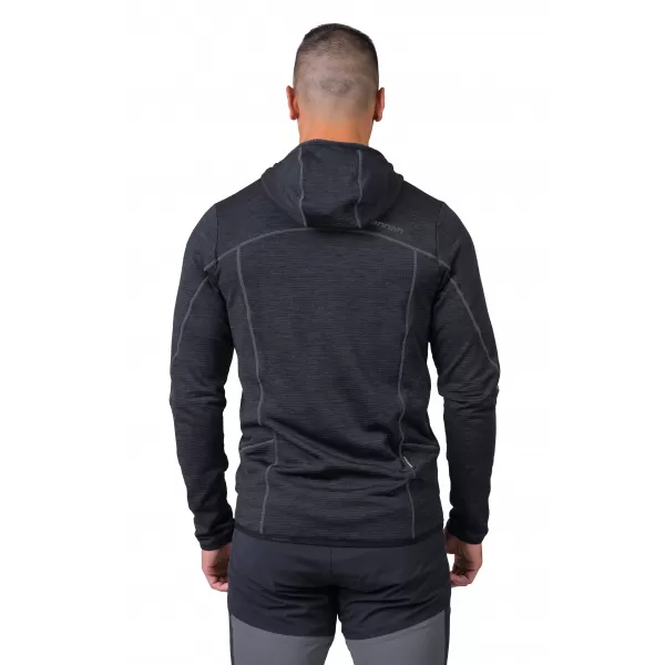  Pánska mikina HANNAH DAMAR HOODY ANTHRACITE MEL 
