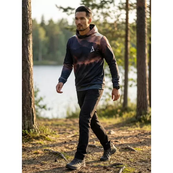  Pánska funkčná mikina premium ALTISPORT VOJ/ALM030MI01 fialová 