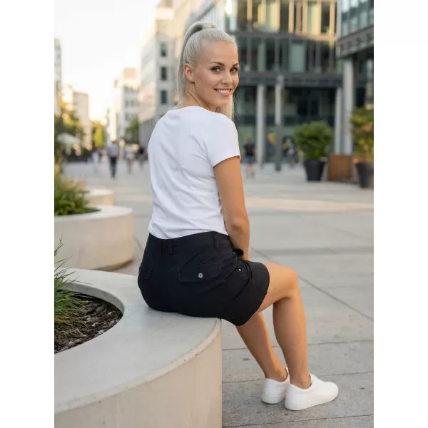  Dámske šortky SAM 73 AURORA WS 793 ČIERNA 