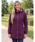 Dámska bunda ALTISPORT CHELSIE FIALOVÁ/RUŽOVÁ