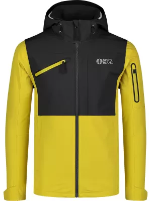 Pánska softshellová bunda NORDBLANC ALMIGHTY NBSSM8006 žltá