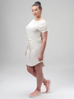 Dámske šaty LOAP BUGATELA CLW2477 BIELA