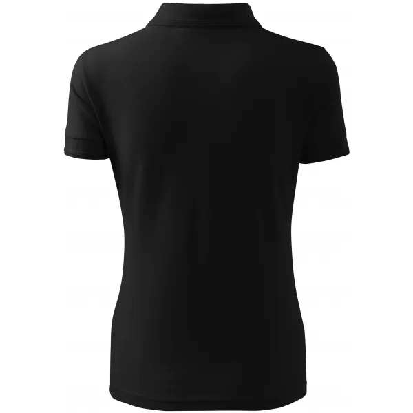  Dámske tričko s golierom ALTISPORT NoPrint NP/ALW012 čierna 