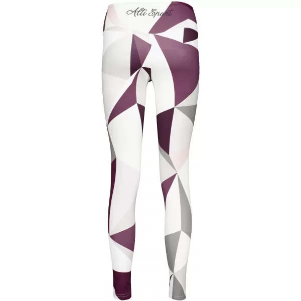  Dámske dlhé legíny premium ALTISPORT VOJ/ALW007LEG01 biela 