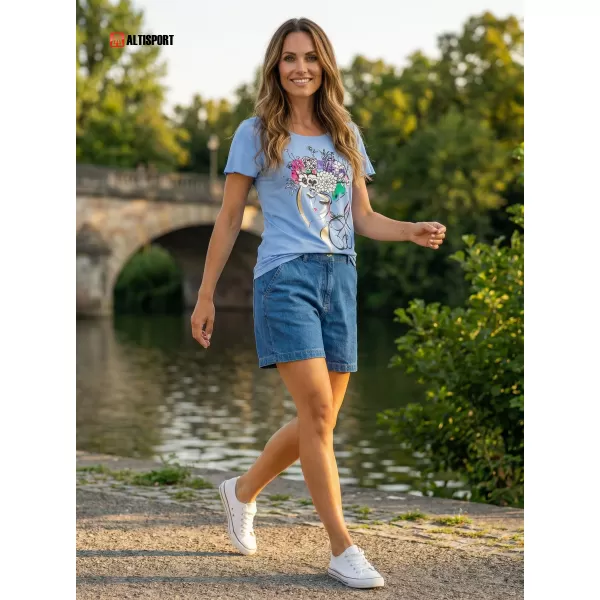  Dámske tričko KIXMI SINDY čierna 