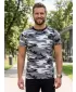 Pánske tričko ALTISPORT NoPrint NP/ALM441 CAMOUFLAGE GRAY